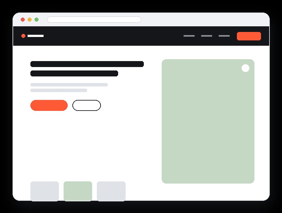 Restaurant website design with a reservation call-to-action